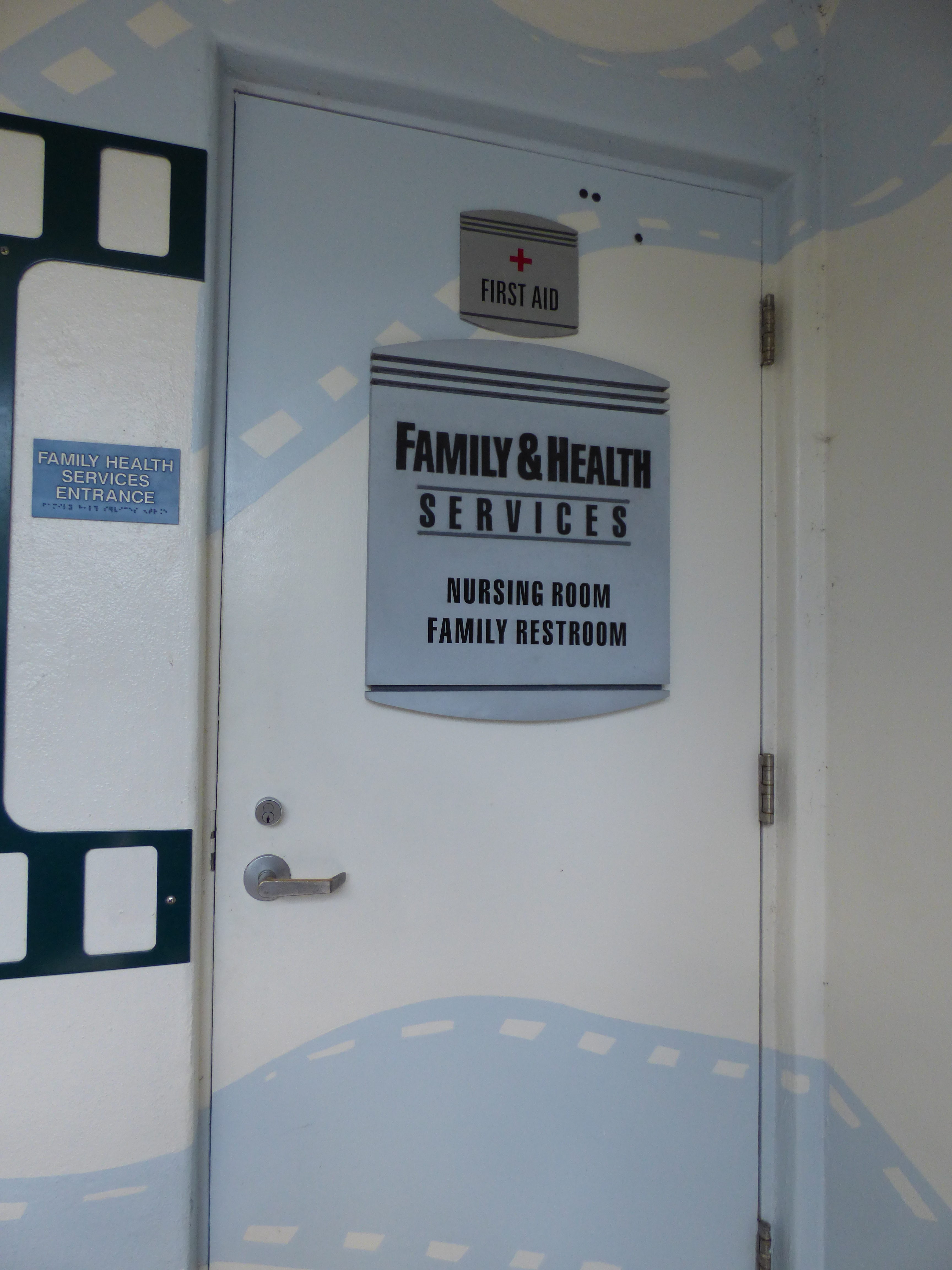Baby care center at Universal Studios